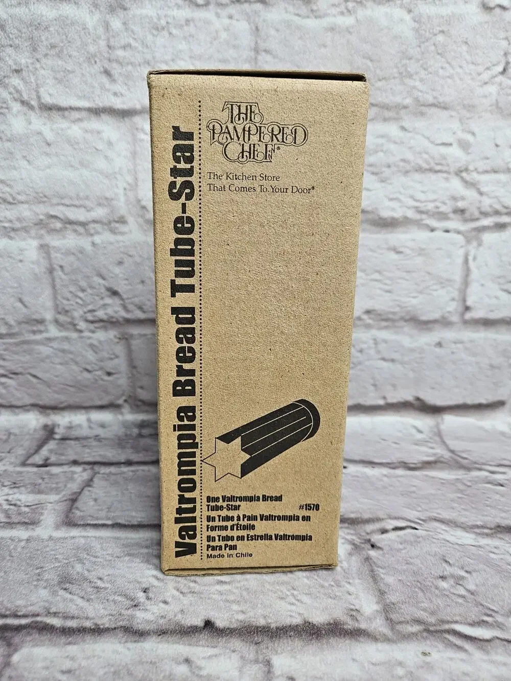 Vintage The Pampered Chef Valtrompia Star Bread Tube New in Box